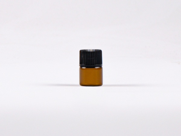 Mini Flasche Braunglas - 1 ml